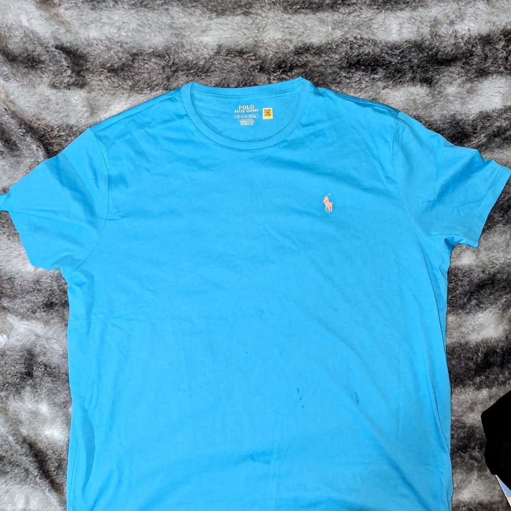 Polo by Ralph Lauren Men's Sky Blue Short Sleeve Tee